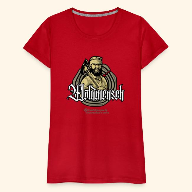 Holzfaller T-Shirt Design Waldmensch