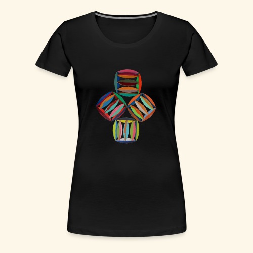 square2square - Vrouwen Premium T-shirt
