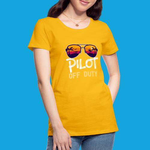 Pilot Of Duty - Frauen Premium T-Shirt