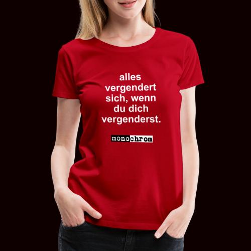tshirt vergendert - Women's Premium T-Shirt