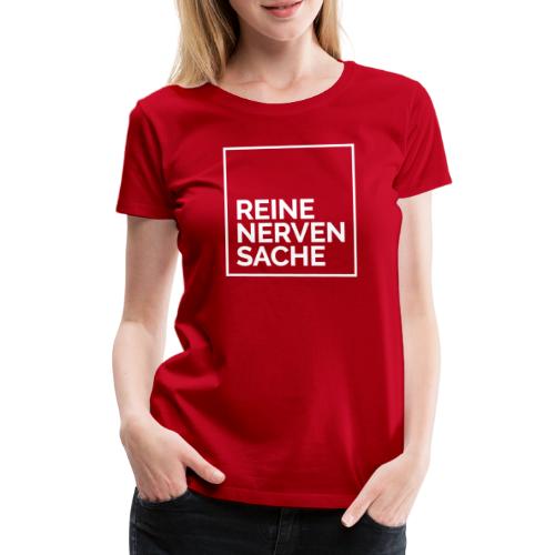 Logo RNS white - Frauen Premium T-Shirt