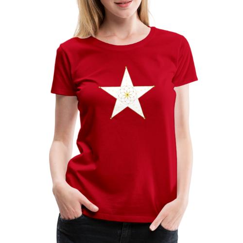 Weißer Stern - Frauen Premium T-Shirt