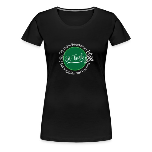 Gezond eten vegetarische t-shirt - Vrouwen Premium T-shirt
