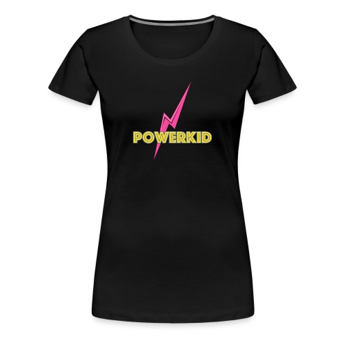 powerkid logo - Vrouwen Premium T-shirt