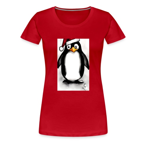 Christmas Penguin - Frauen Premium T-Shirt