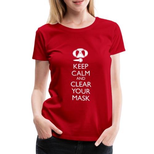 Keep Calm and clear your Mask Männer Tank Top - Frauen Premium T-Shirt