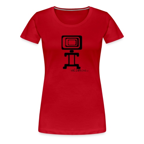 kellerlogorobot30cmnotext - Frauen Premium T-Shirt
