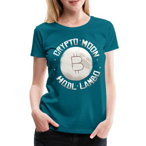 Crypto to the Moon BTC - Frauen Premium T-Shirt