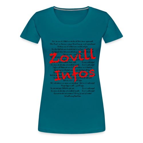 Zovill Info - Frauen Premium T-Shirt