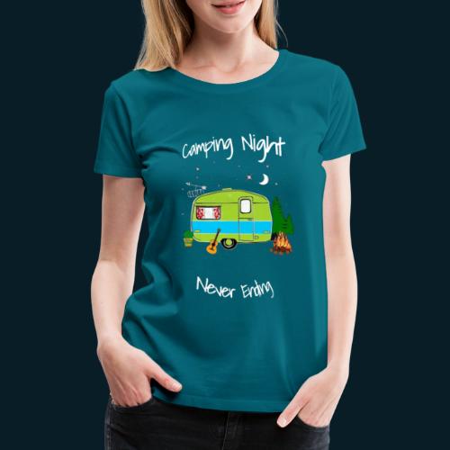 Camping Night - Frauen Premium T-Shirt