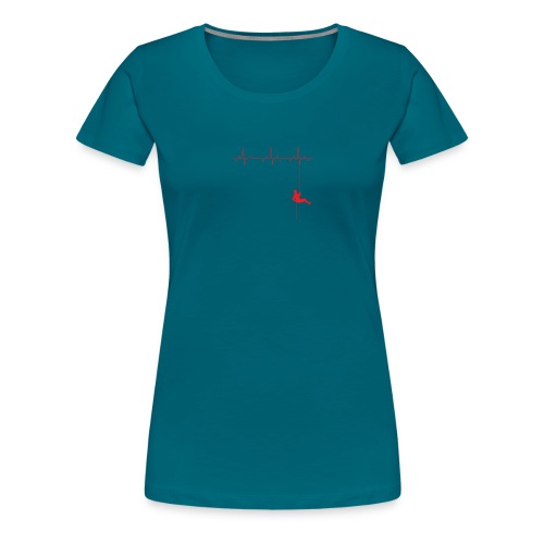 Love Rappelling ECG - Women's Premium T-Shirt