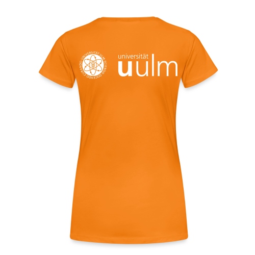 Logo weiss (Druck nur auf Rücken & Poloshirt) - Frauen Premium T-Shirt