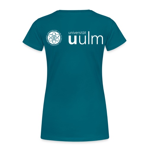 Logo weiss (Druck nur auf Rücken) - Frauen Premium T-Shirt