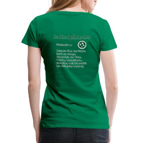 Zootierpflegerin, Begriff - Frauen Premium T-Shirt