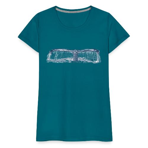 Buckelwal Schwanzflosse - Frauen Premium T-Shirt