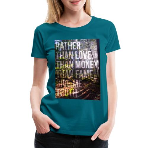 Rather than love - Women's Premium T-Shirt