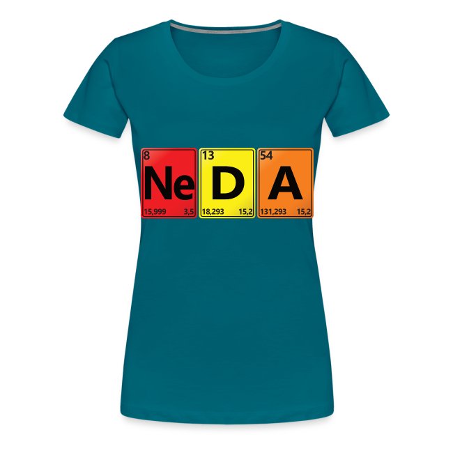 NEDA - Dein Name im Chemie-Look