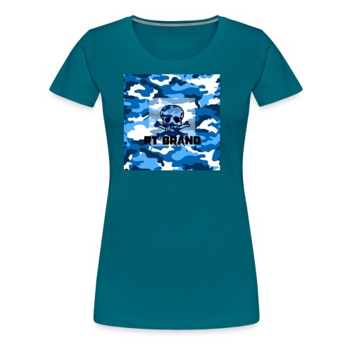 RT BRAND camo - Vrouwen Premium T-shirt