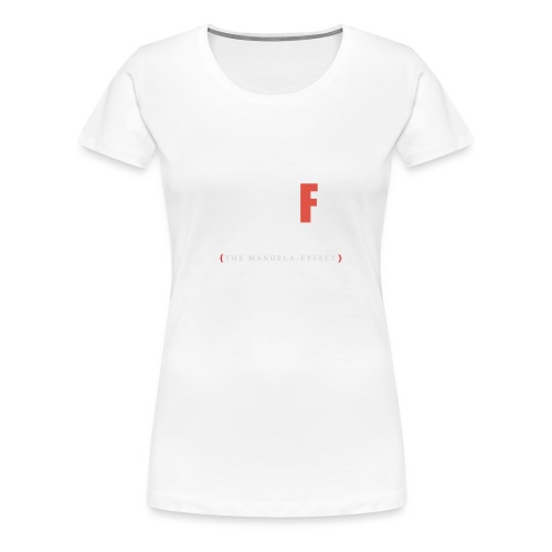 Shift Happens red F - Frauen Premium T-Shirt