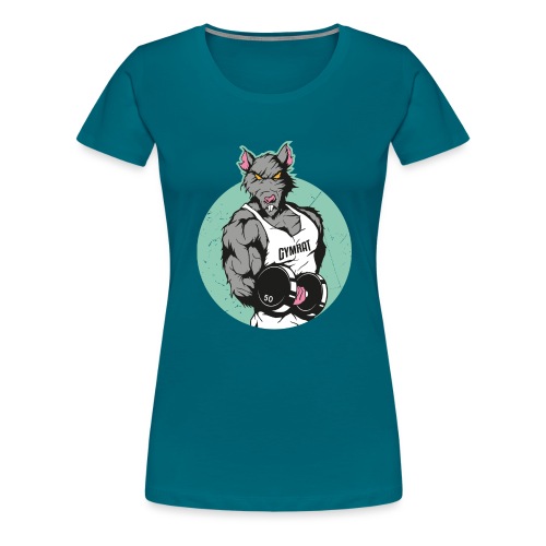 GYM RAT old Ed. - Frauen Premium T-Shirt