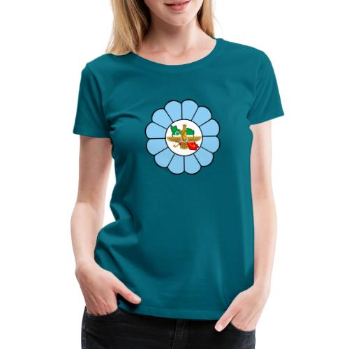 Faravahar Iran Lotus Colorful - Premium T-skjorte for kvinner
