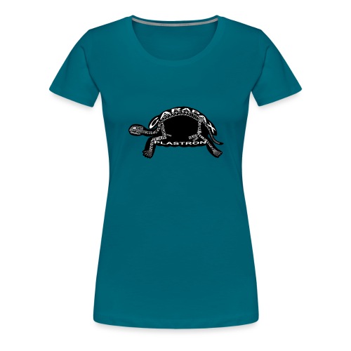sköldpadda - Premium-T-shirt dam