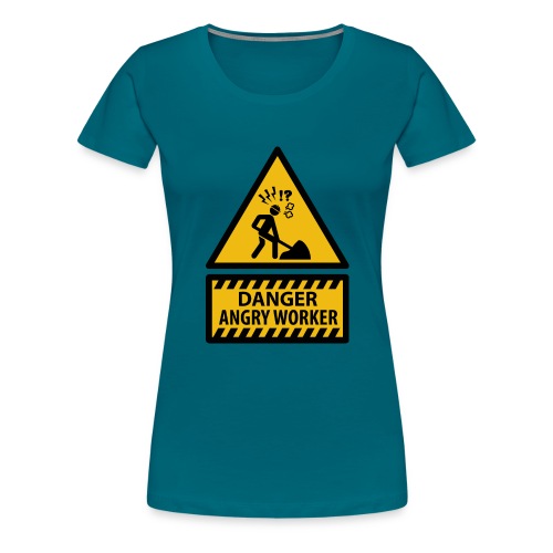 Angry worker - Women's Premium T-Shirt