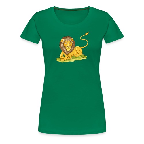 lässiger Löwe - Frauen Premium T-Shirt