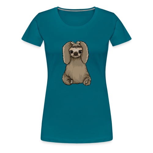 Kunterli loves sloths - #KUN-SLO-22 - cute - Women's Premium T-Shirt