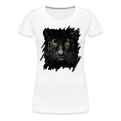 Schwarzer Panther - Frauen Premium T-Shirt