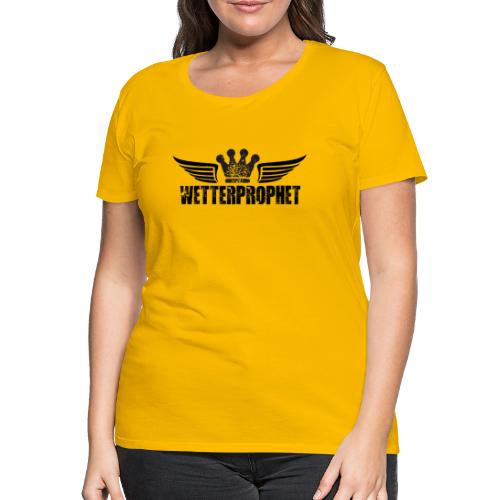 Wetterprophet Logo 2022 Wings black - Frauen Premium T-Shirt