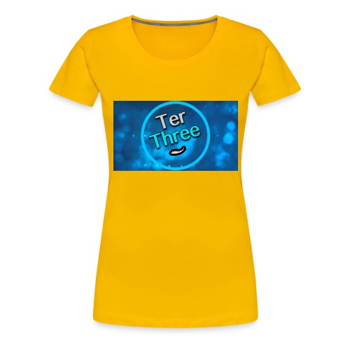 Ter Three official YouTube profile picture - Women's Premium T-Shirt