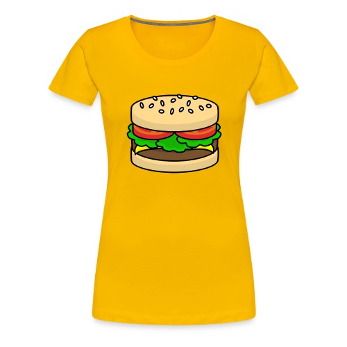 Food: Hamburger - Frauen Premium T-Shirt