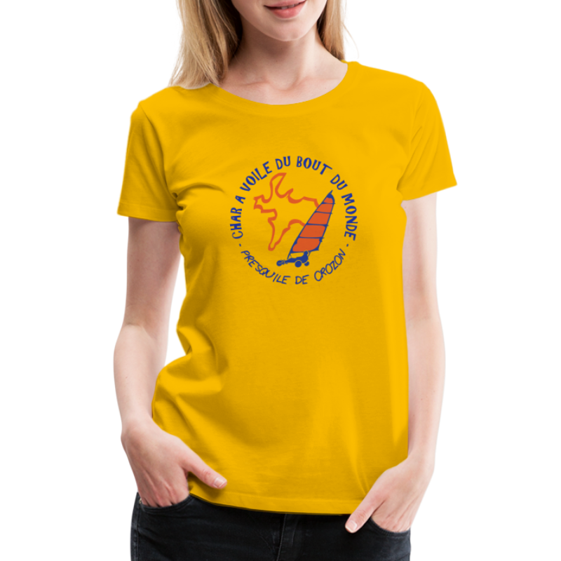 logo rond couleur - T-shirt Premium Femme