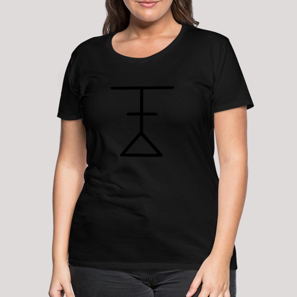 Ynglist Rune Schwarz - Frauen Premium T-Shirt Schwarz