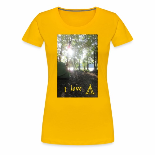 camping - Vrouwen Premium T-shirt