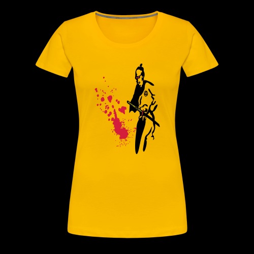 Bushi und Blut - Dame premium T-shirt