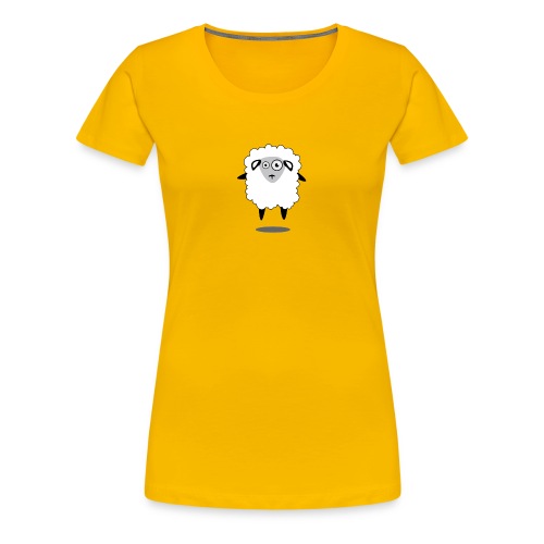 Bleet Sheep (floating) - Women's Premium T-Shirt