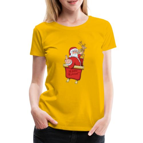 Père Noël Fuck Xmas - T-shirt Premium Femme