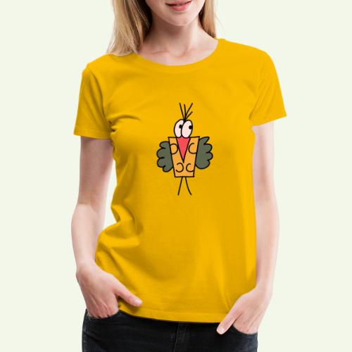 Schobbti Gelb - Frauen Premium T-Shirt