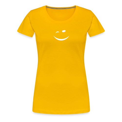 Zwinkersmiley - Frauen Premium T-Shirt