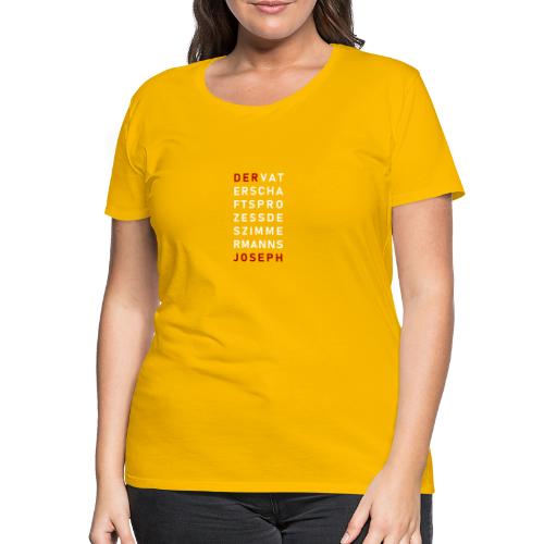 Zimmermann Joseph - Frauen Premium T-Shirt