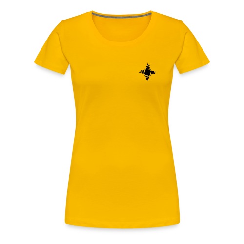 sunlogo plain small - Frauen Premium T-Shirt