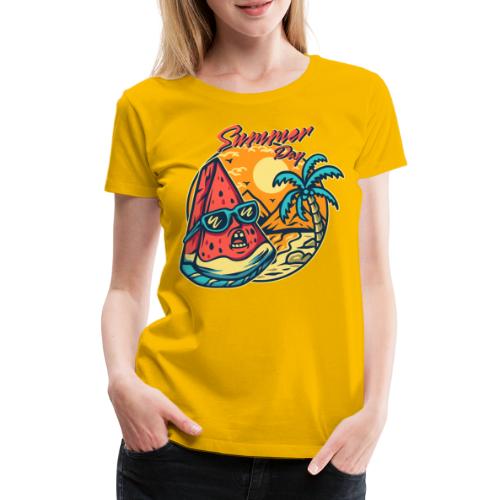 Summer Day - Wassermelone - Frauen Premium T-Shirt