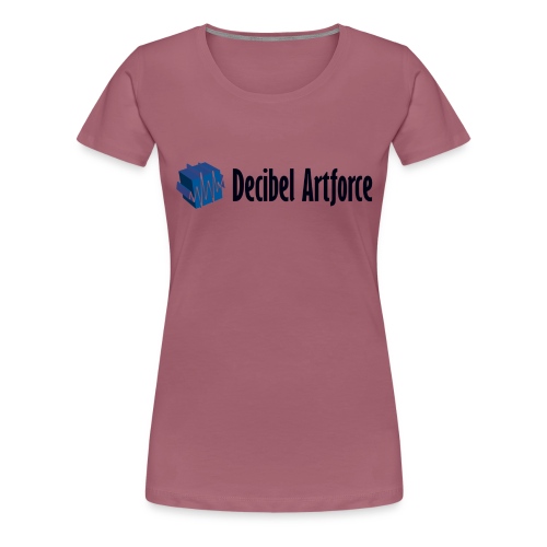 Decibel Artforce Logo (transparent) - Frauen Premium T-Shirt