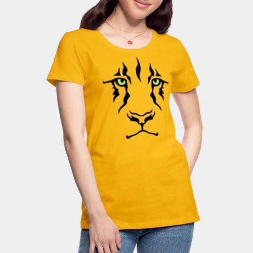 Le regard du lion - T-shirt Premium Femme
