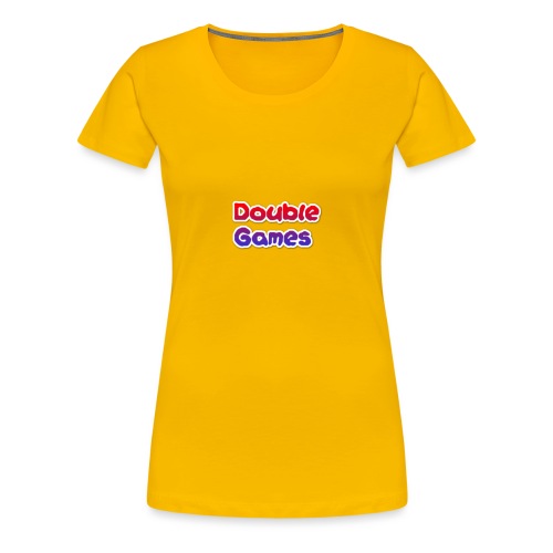 Double Games Tekst - Vrouwen Premium T-shirt