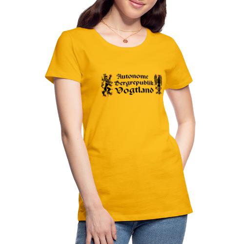 Vogtland autonom Greif Löwe Sachsen Bergrepublik - Frauen Premium T-Shirt