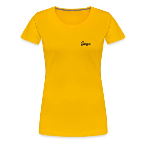 Logo Zinge! klein - Vrouwen Premium T-shirt