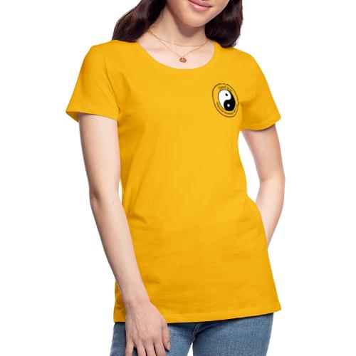 JianFa.se med ryggtryck (mörk på ljus, 2 färger) - Premium-T-shirt dam